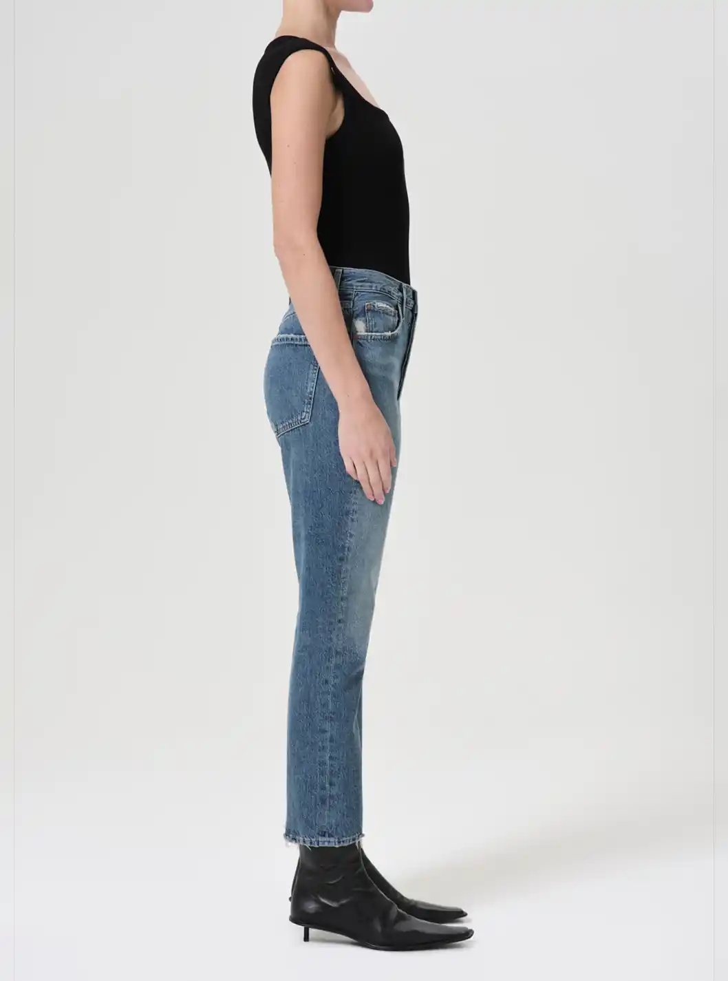 RILEY CROP HIGH RISE STRAIGHT