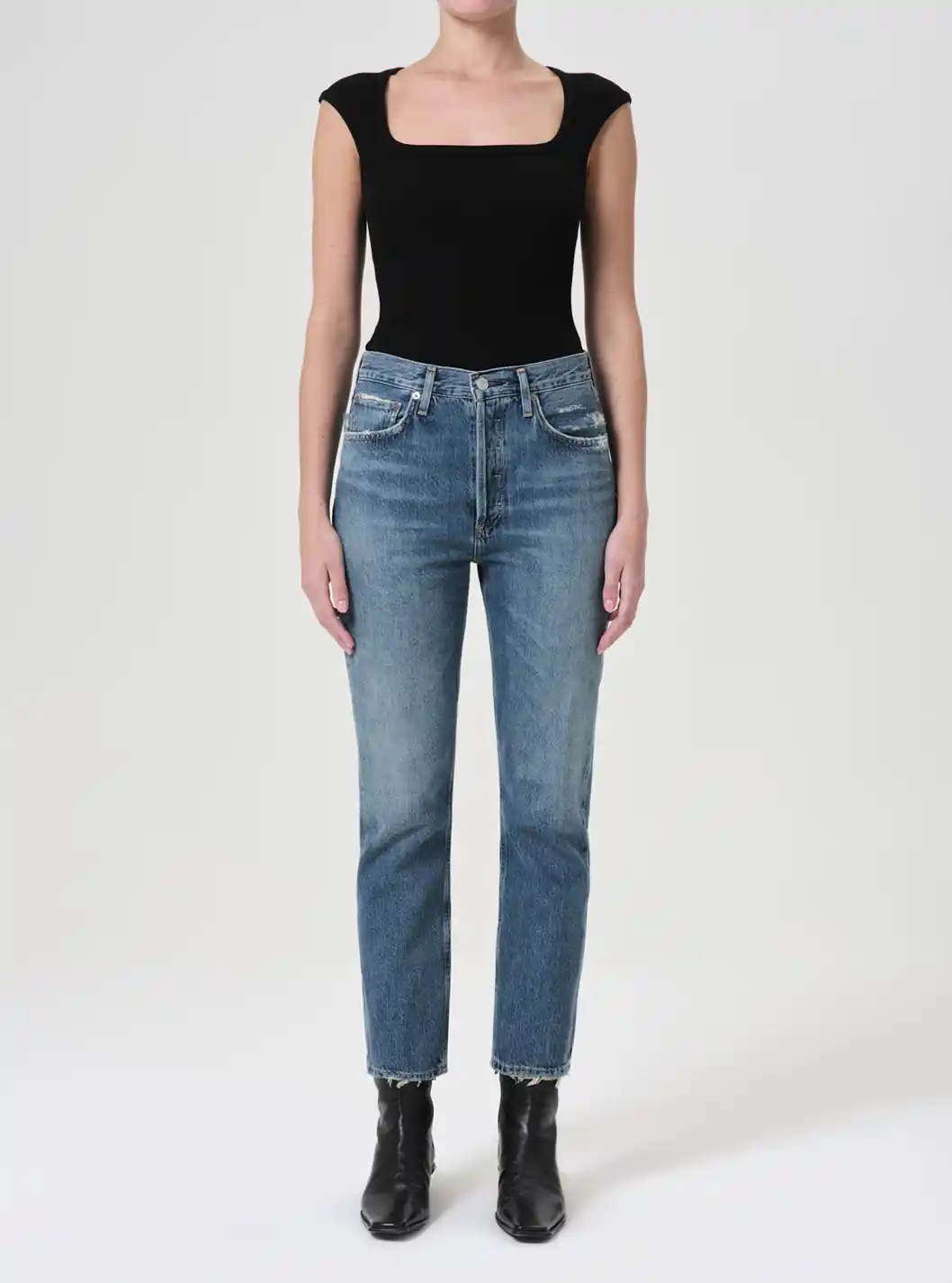 RILEY CROP HIGH RISE STRAIGHT