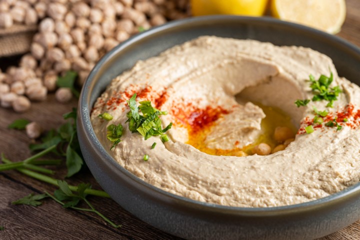 חומוס ביתי ללא תוספות