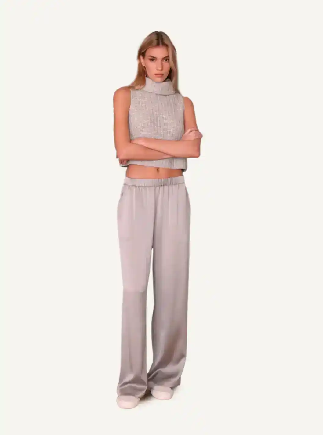 BRYNN HIGH RISE PULL ON WIDE LEG PANT