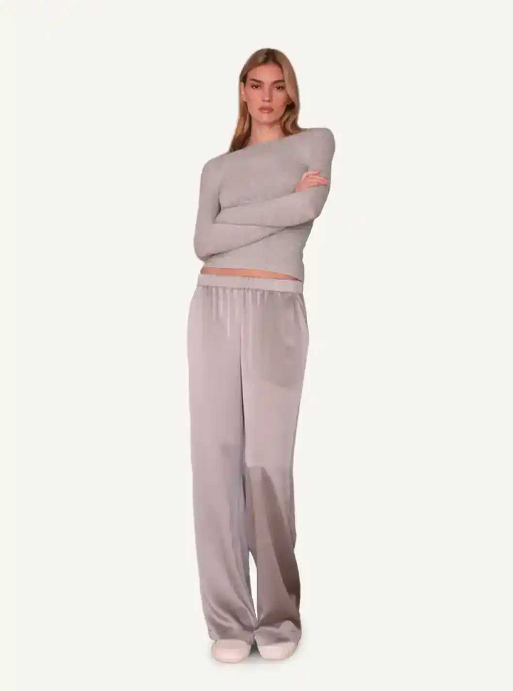 BRYNN HIGH RISE PULL ON WIDE LEG PANT