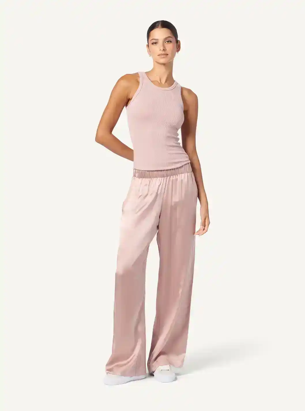 BRYNN HIGH RISE PULL ON WIDE LEG PANT