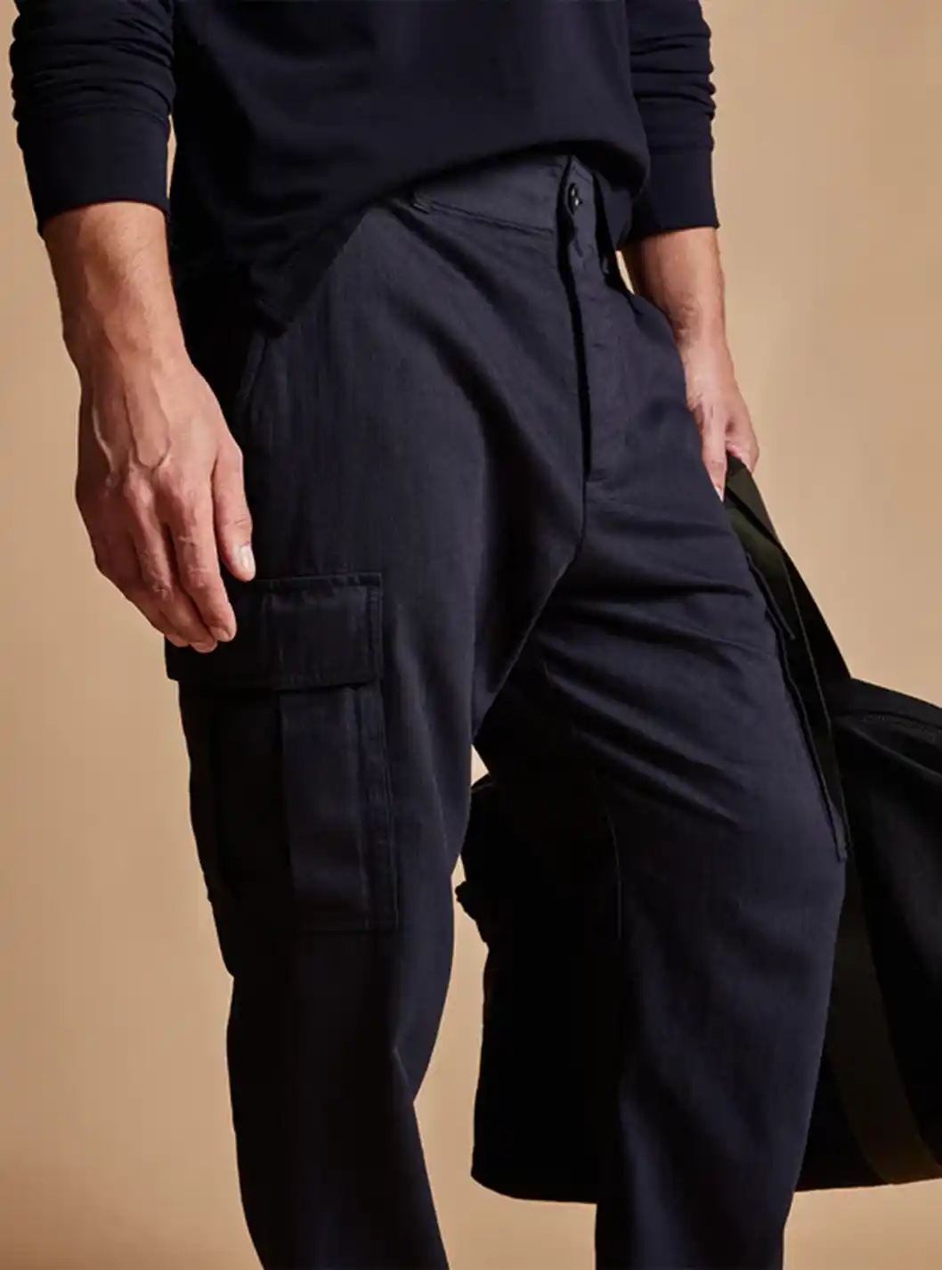 ORGANIC SLUB COTTON CARGO PANT