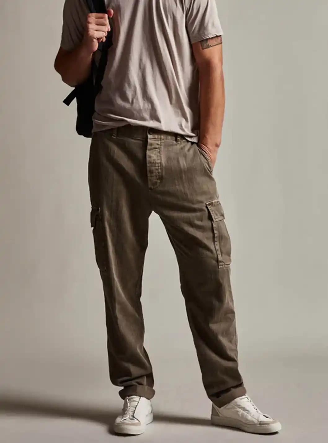 ORGANIC SLUB COTTON CARGO PANT