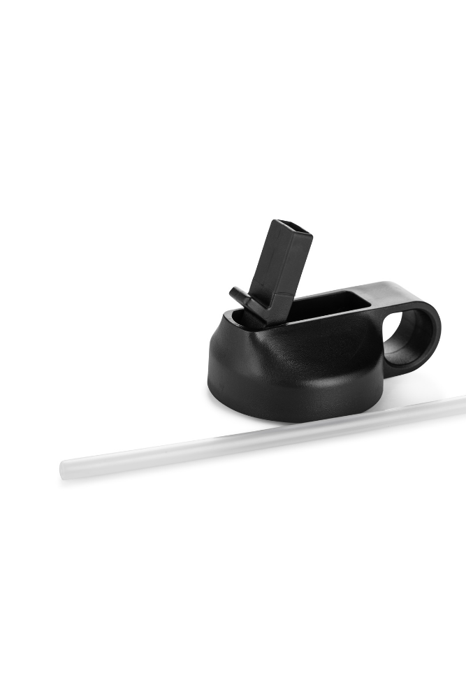 Straw Cap for sporty stainless steel drinking bottle