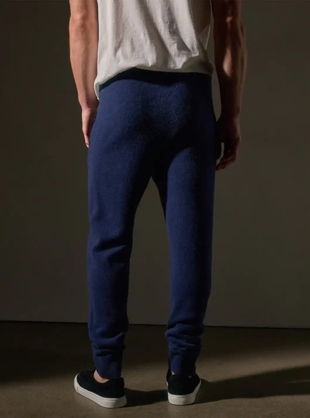 RECYCLED CASHMERE TRACK PANT