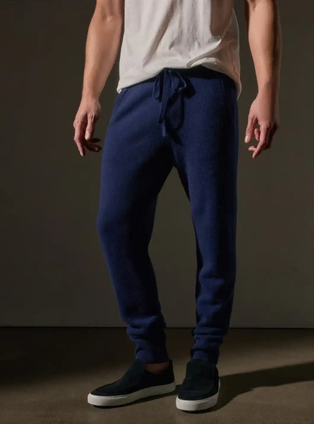 RECYCLED CASHMERE TRACK PANT