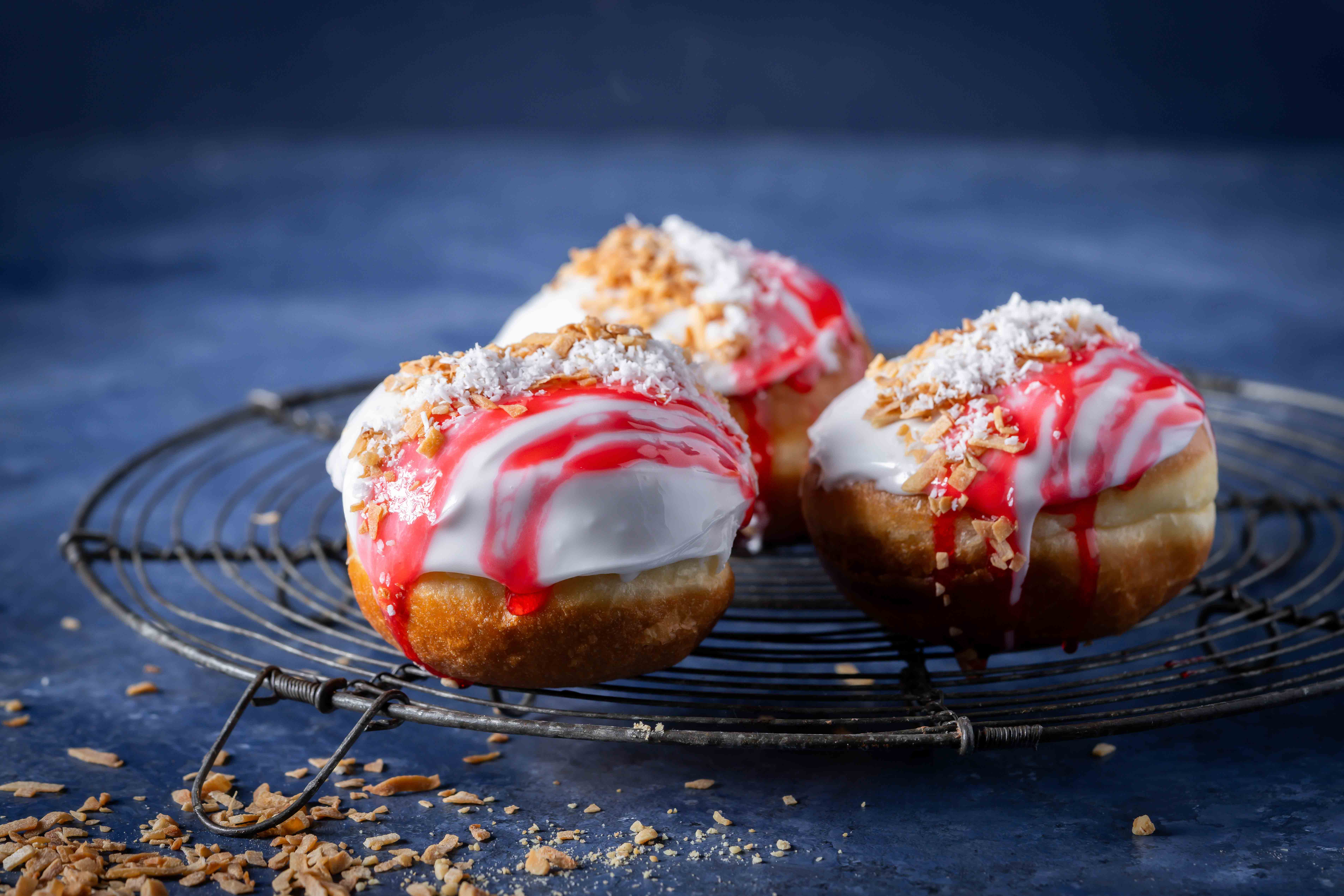 Malibu coconut donut