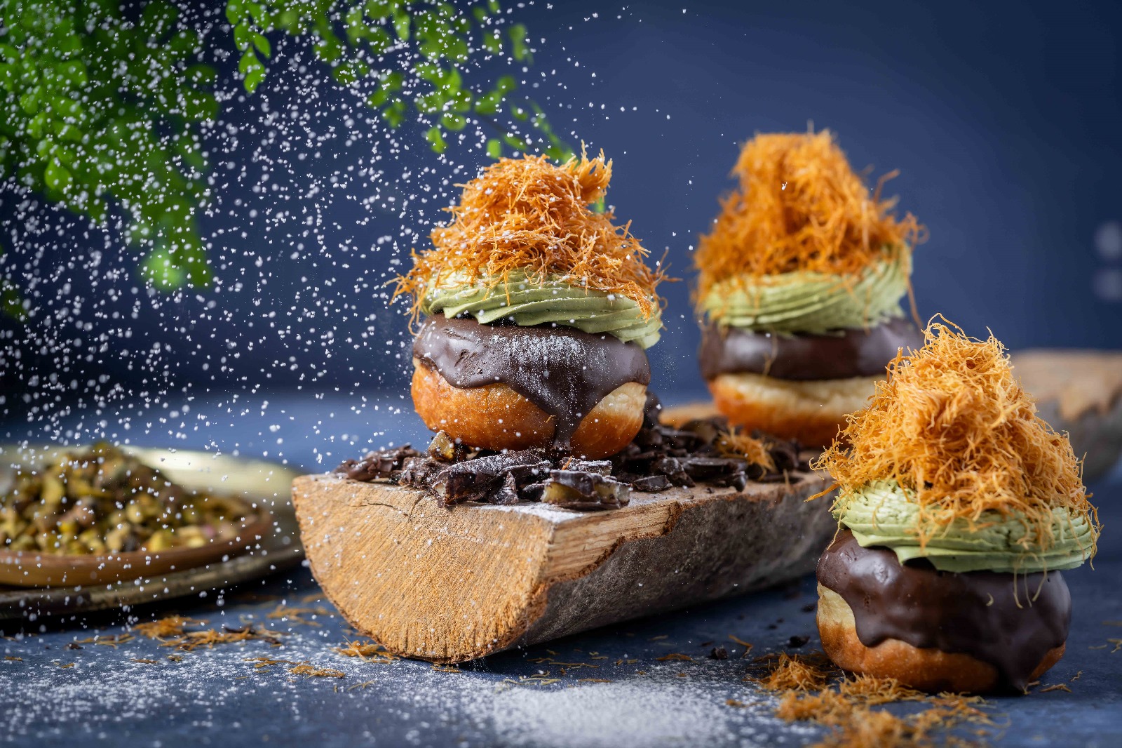 Chocolate dubai donut