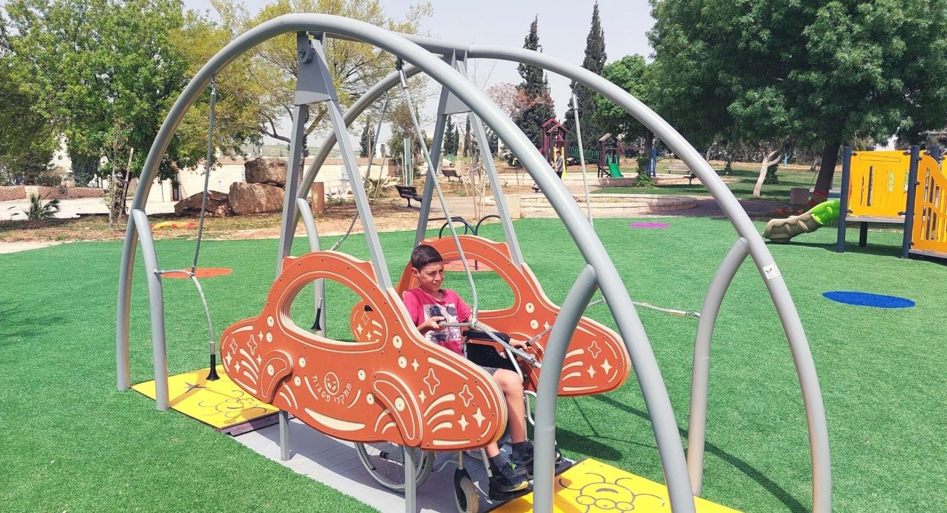 גן נגיש לכיסאות גלגלים