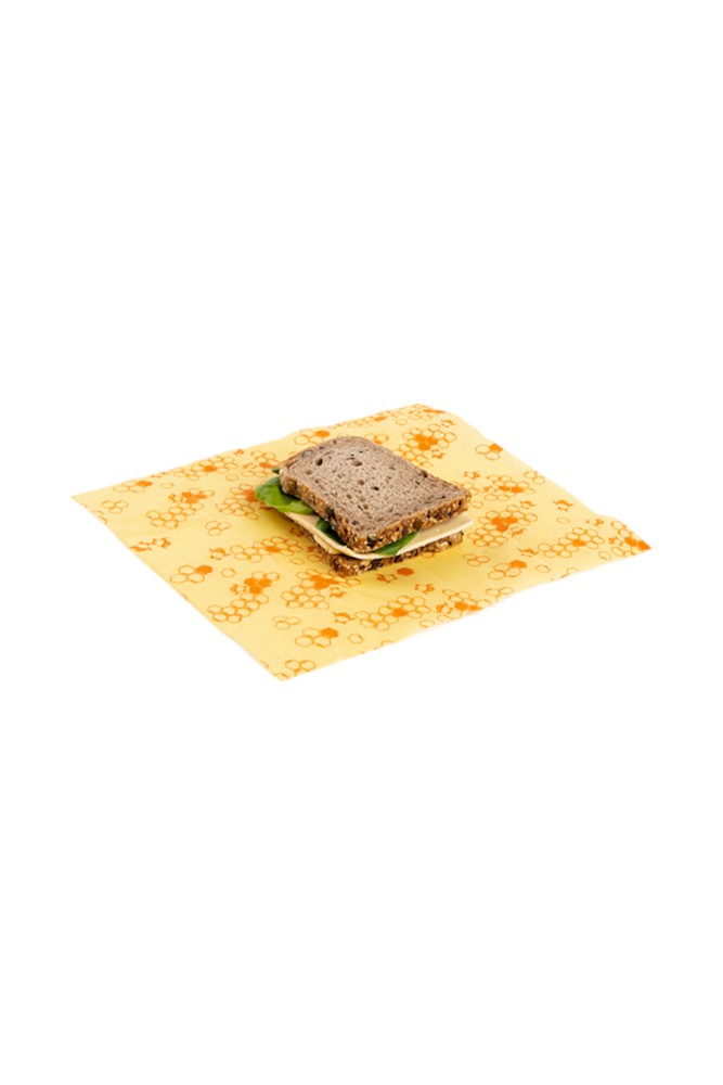 סט 3 עטיפות מזון שעוות דבורים
