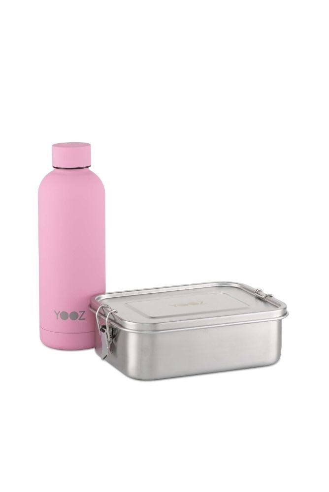 High school set - 500ml stylish water bottle and 1200ml food container
