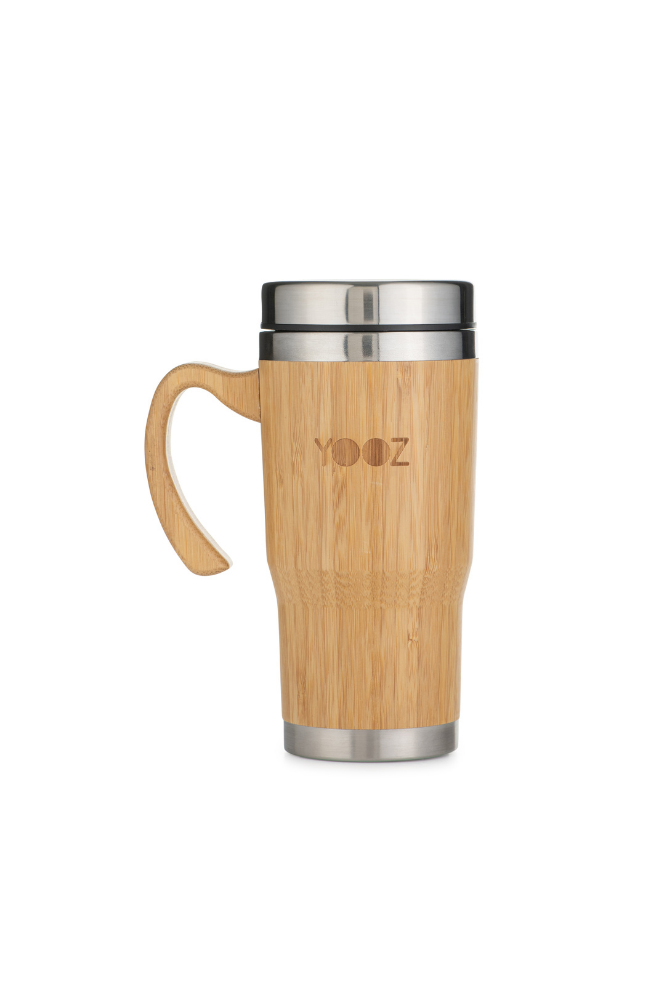 450ml Bamboo and Stainless Steel Thermal Travel Mug