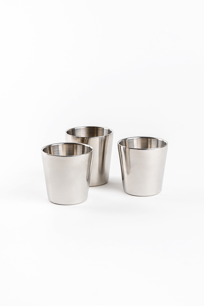 2-piece double-wall stainless steel hot drink cup