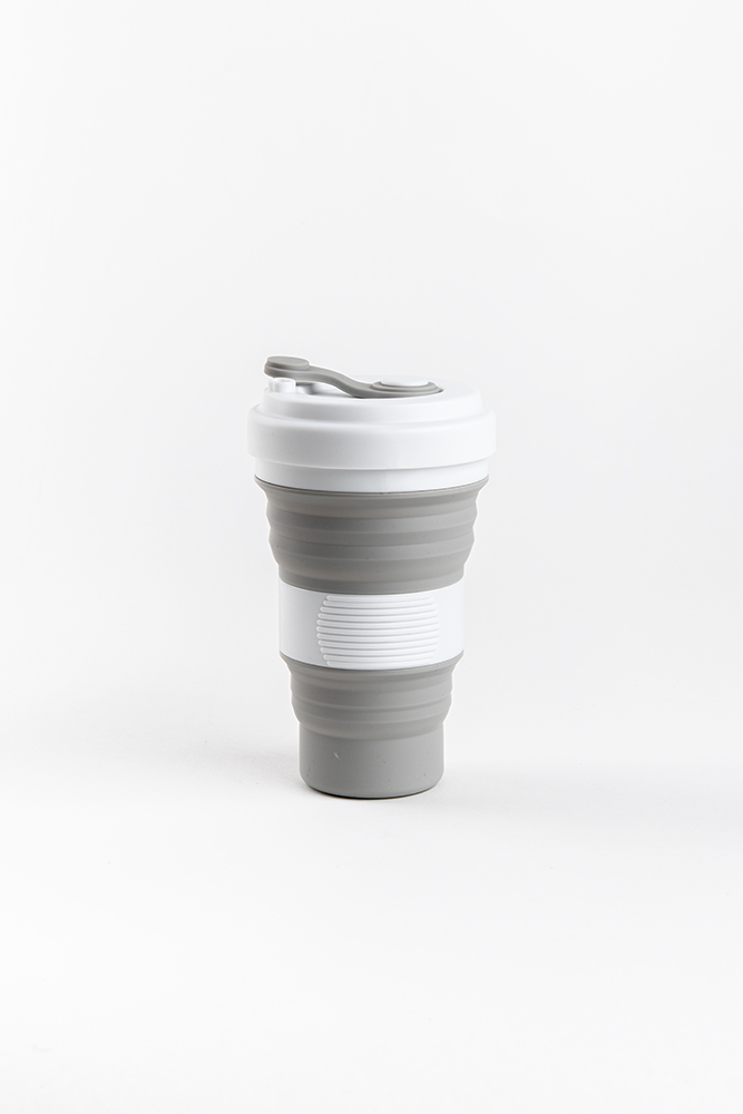 550ml Foldable pressable silicone mug