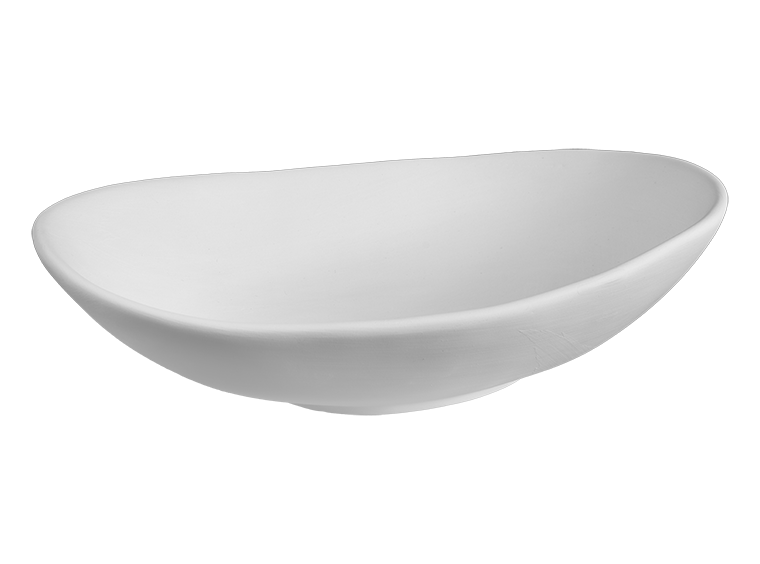 Large Organic Oval Plate