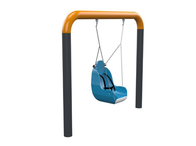 Square Frame Accessible Swing