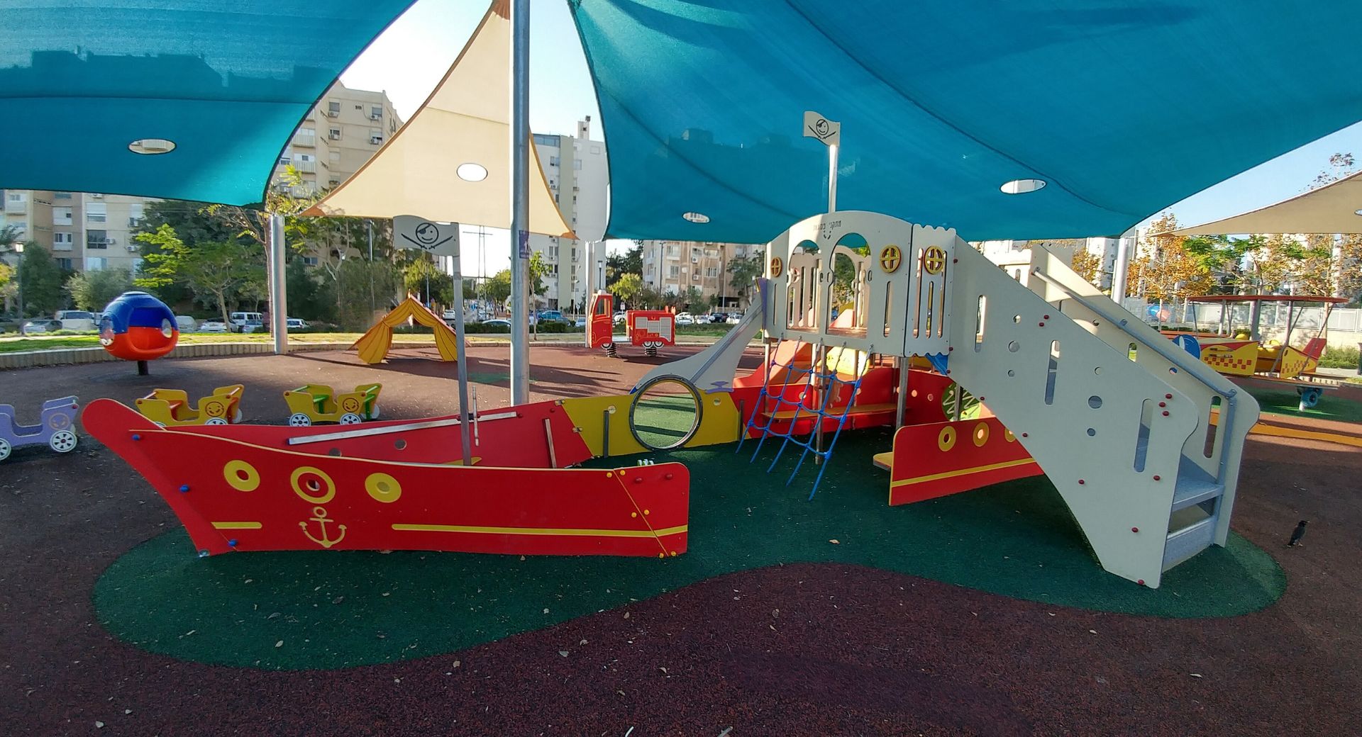 Transportation-Themed Playground