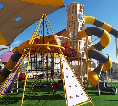 A Beautiful Playground In A Rural Setting