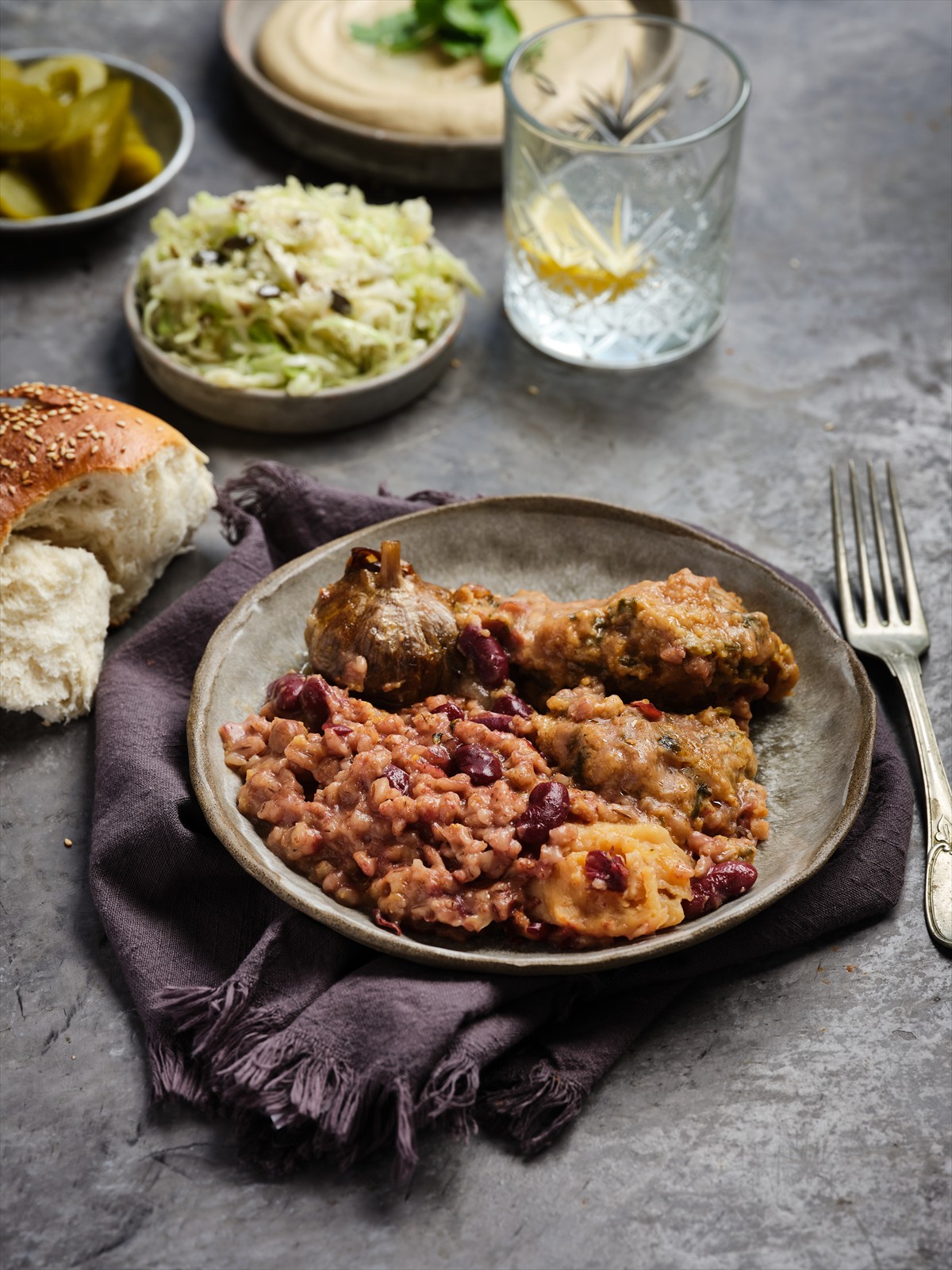 חמין צמחוני