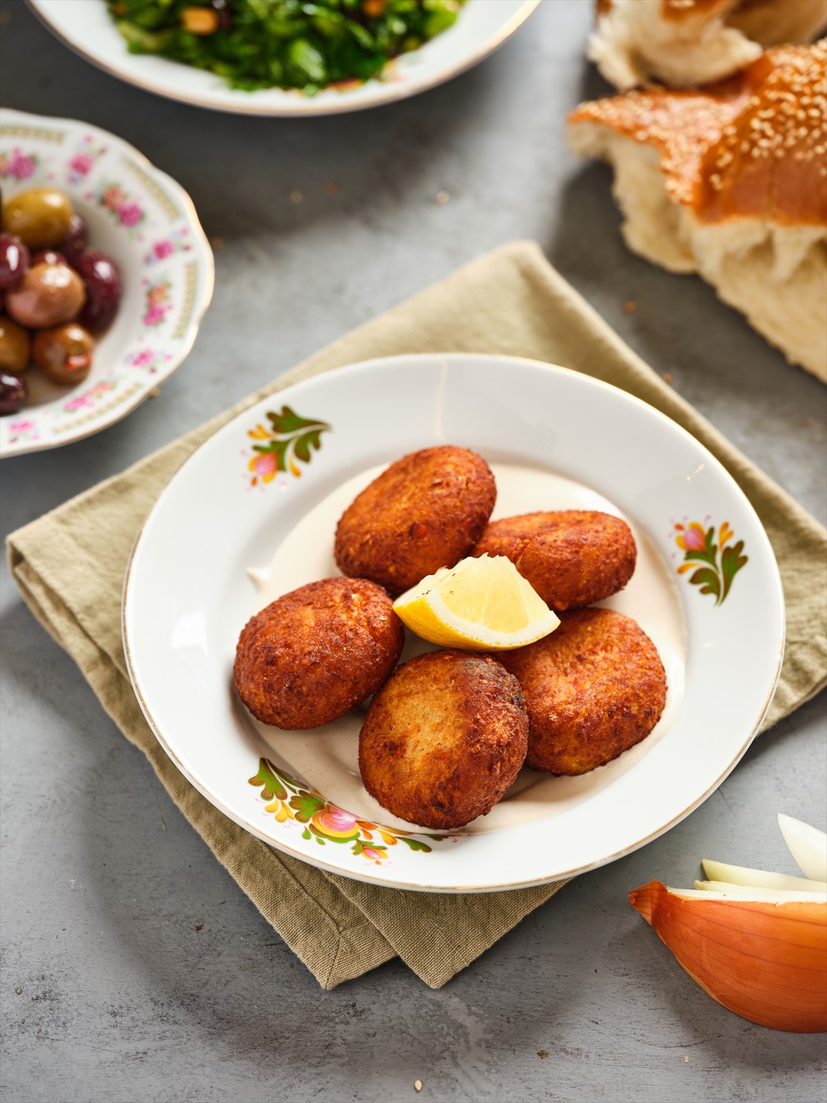 קציצות חומוס וירקות