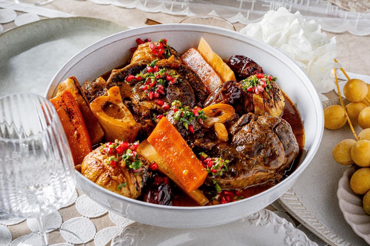 Brisket stew with Mount Sinai wine