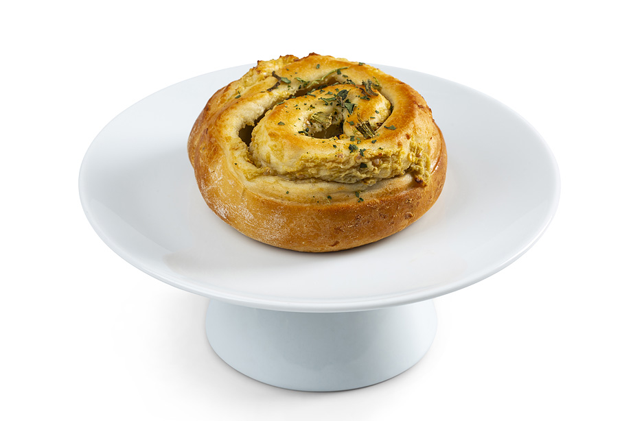 שבלול חציל וטחינה טבעוני