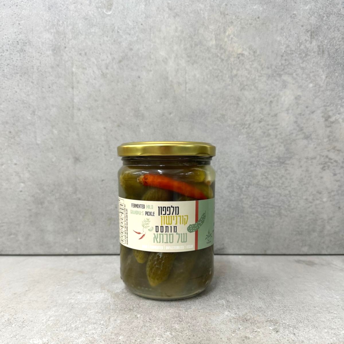 מלפפון קורנישון מותסס - פרוביוטי