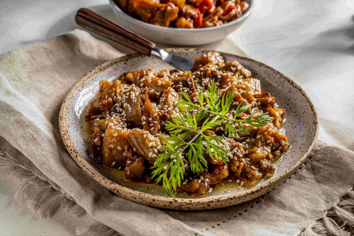 Marinated Fried Eggplant