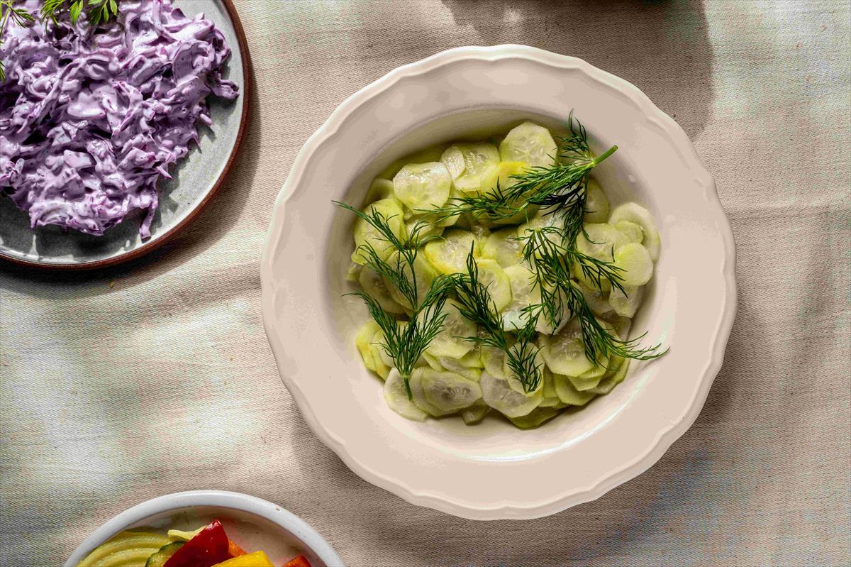 Hungarian cucumber salad