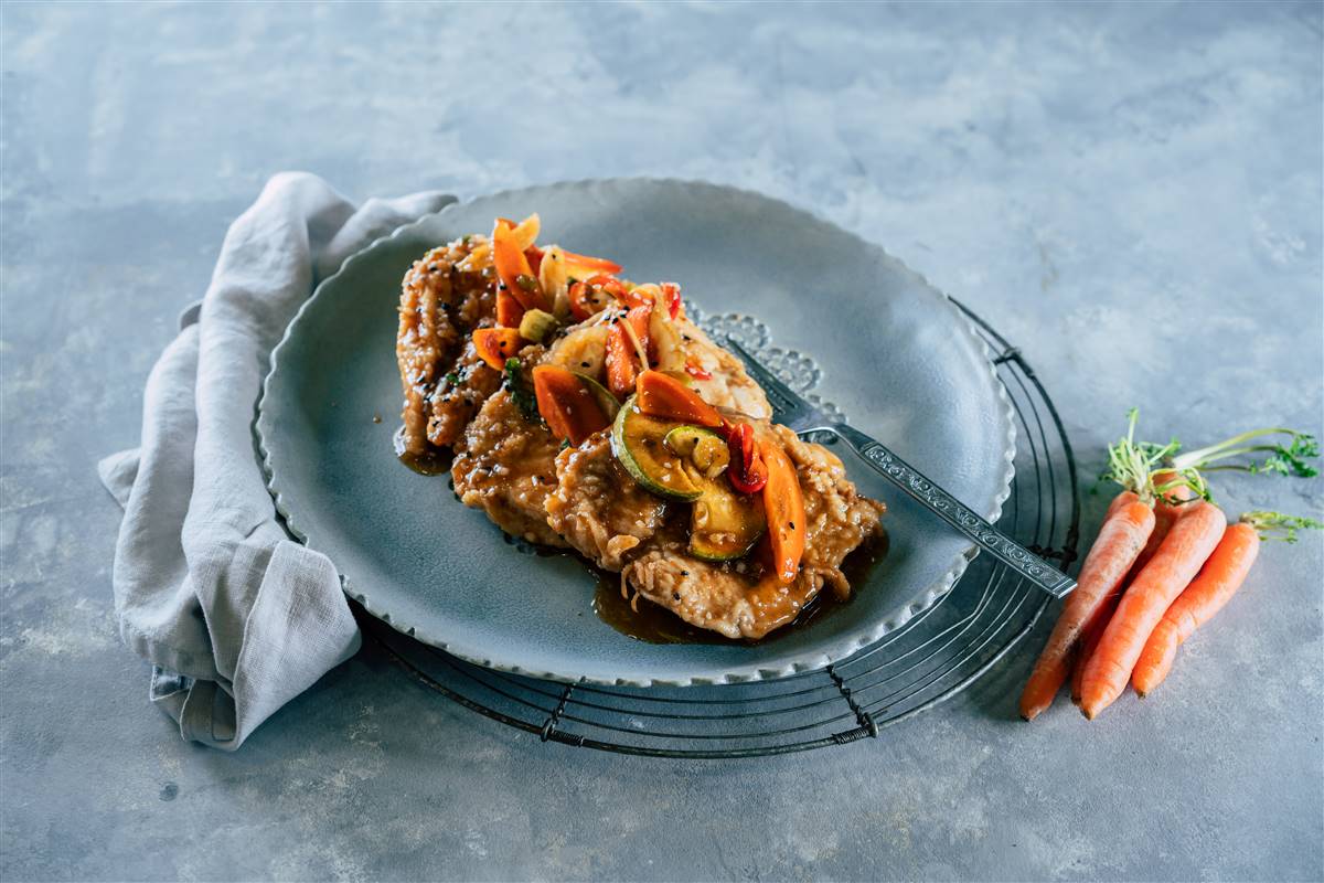 חזה עוף בטעמי המזרח הרחוק