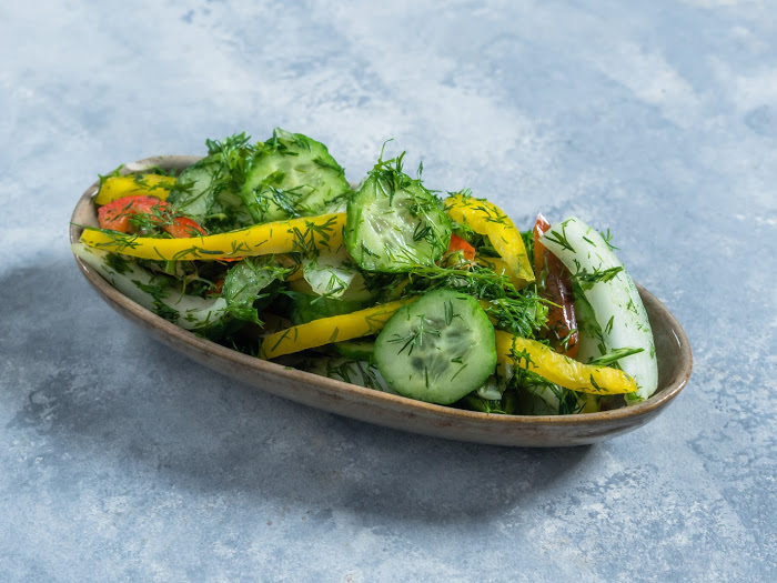 צ'ולומדה מלפפון ופלפלים