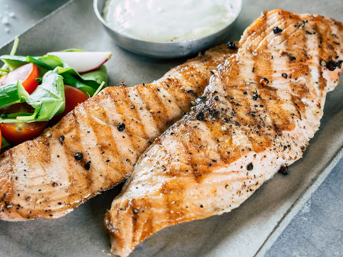 פילה סלמון בגריל 