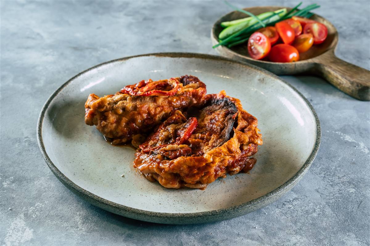 מוסקה בקר ברוטב אורינטלי