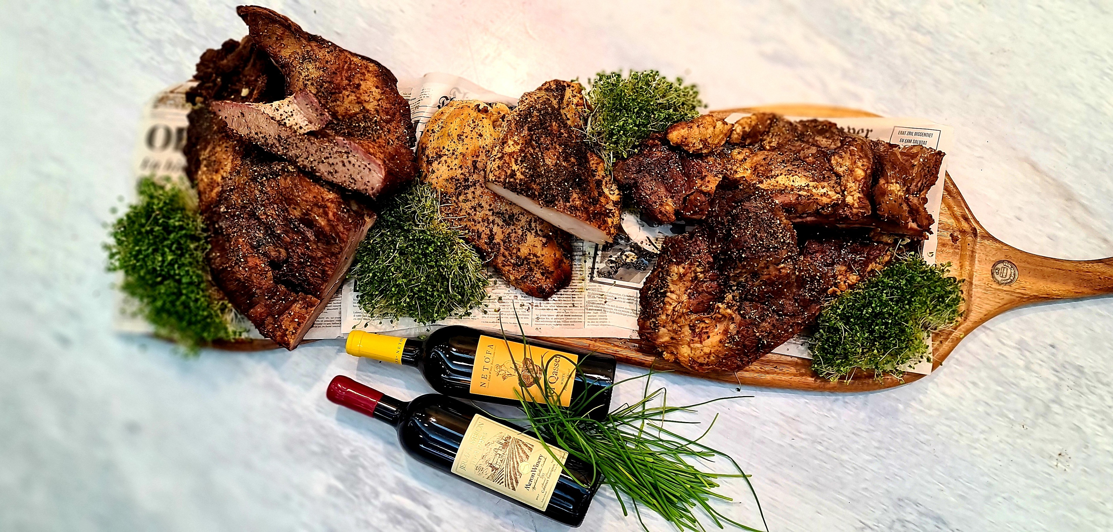 גוש בשר בריסקט מעושן