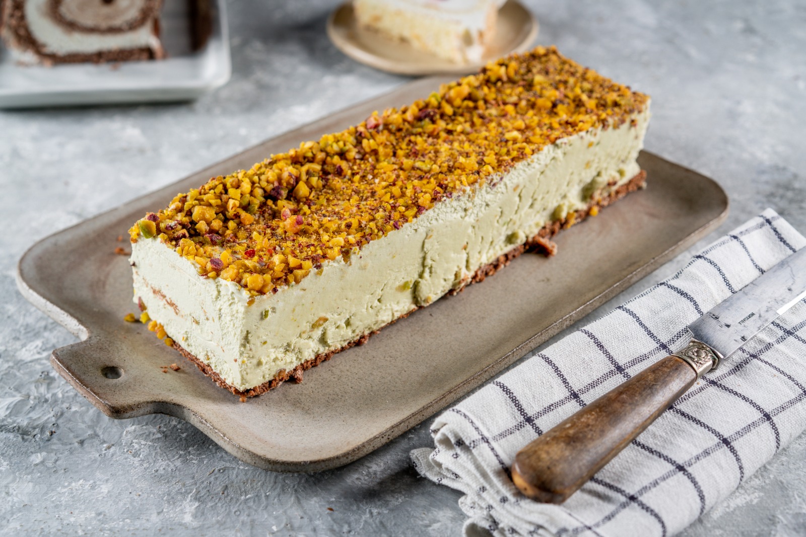 עוגת מוס פיסטוק