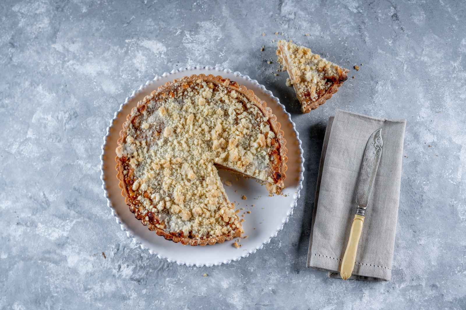 טארט תפוחי עץ גדול