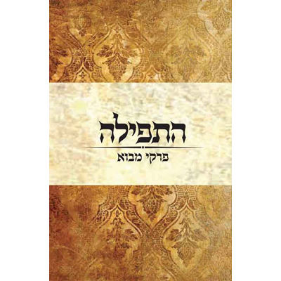 התפילה - פרקי מבוא