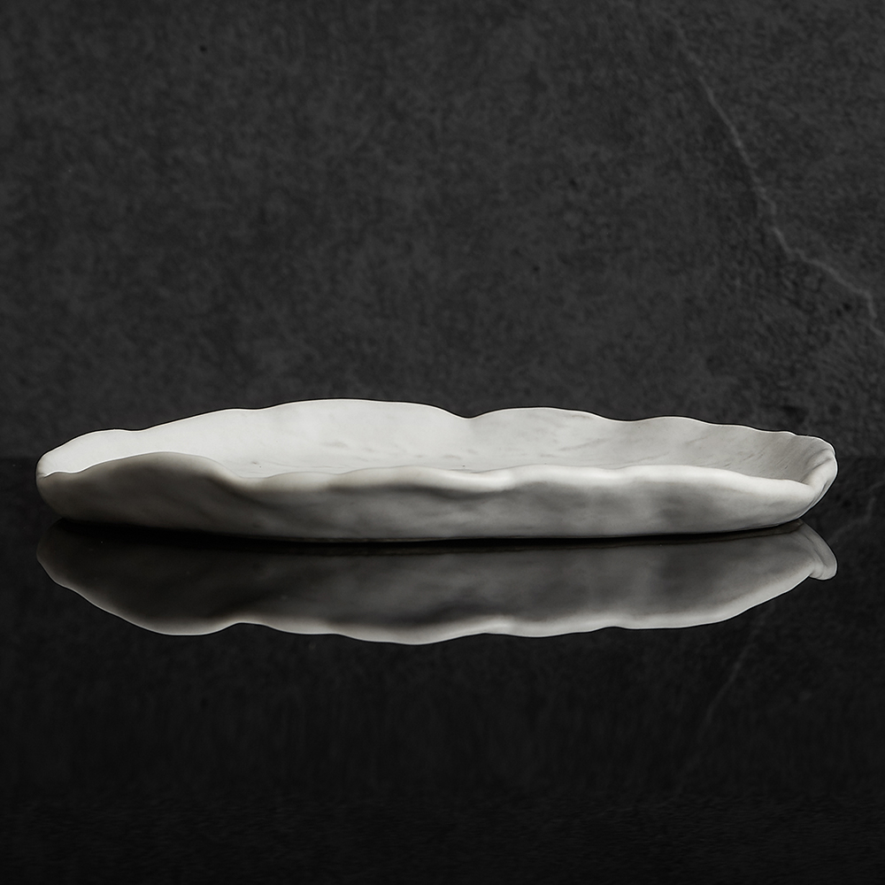 צלחת 16 ס"מ שוליים אסימטריים LEK