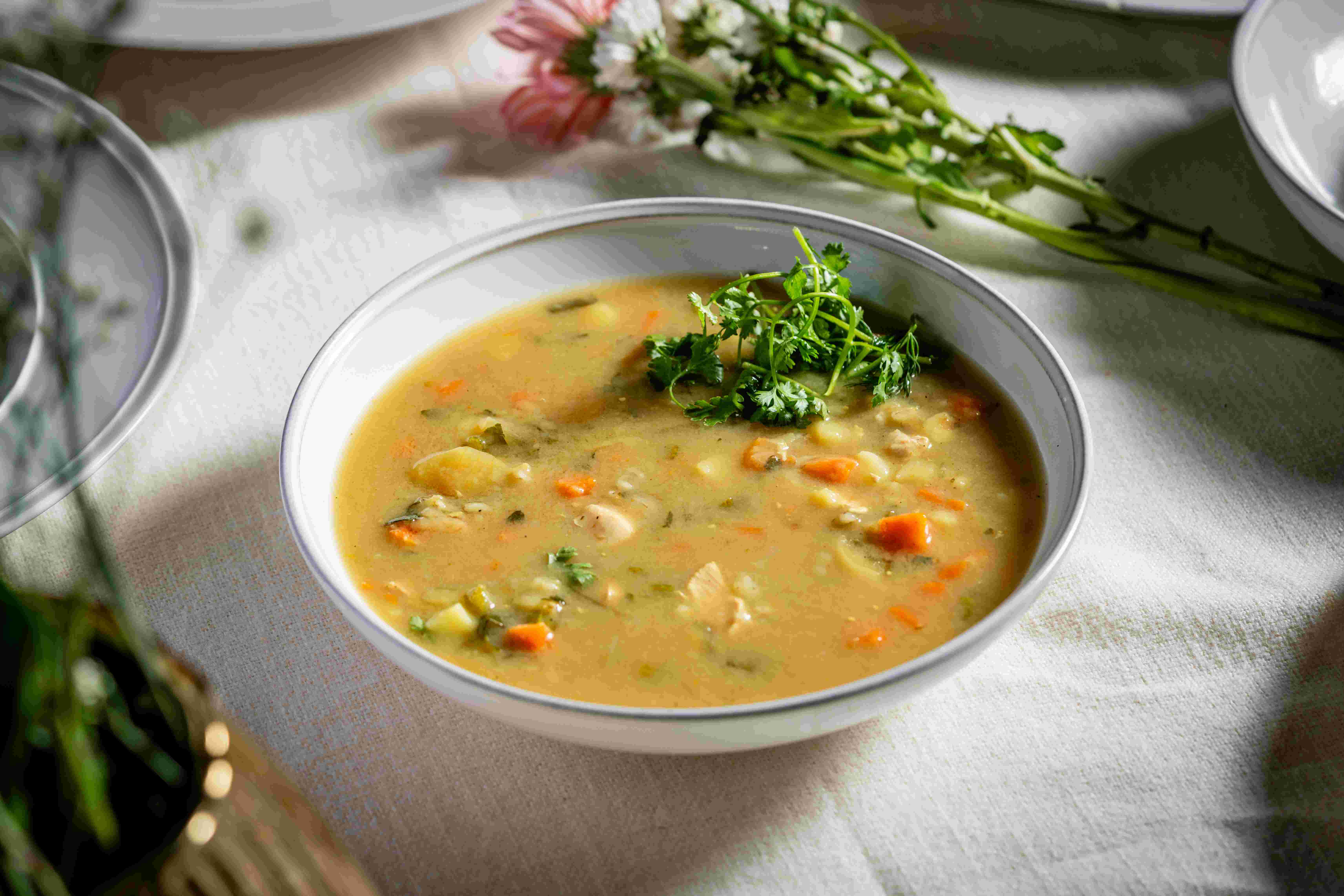 Beef krupnik soup