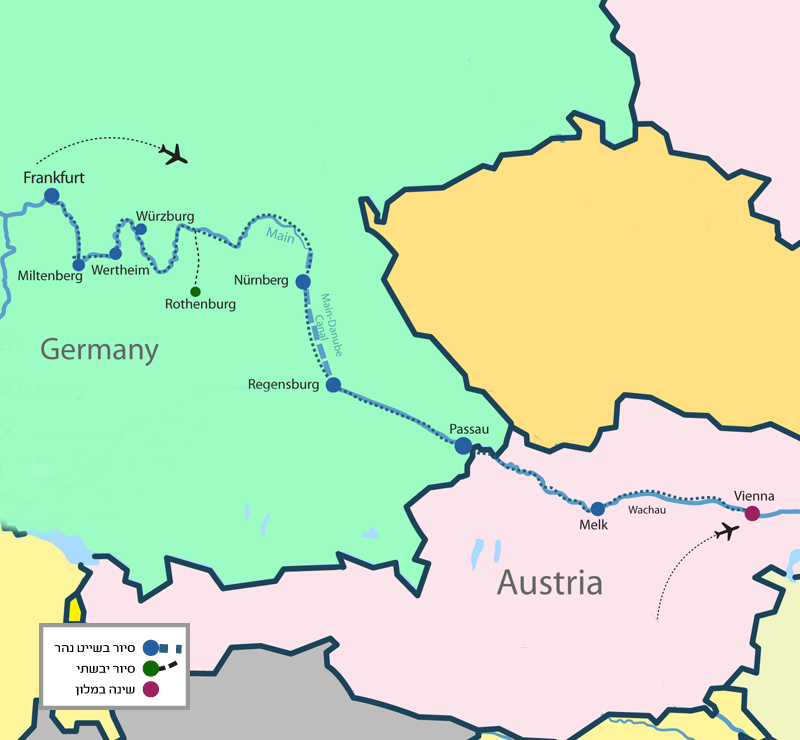 אגדות ונופים לאורך הדנובה והמיין + גרסת גורדון קומפורט