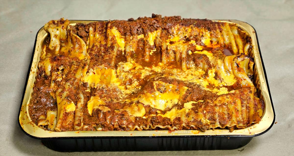 לזניה בקר וחצילים