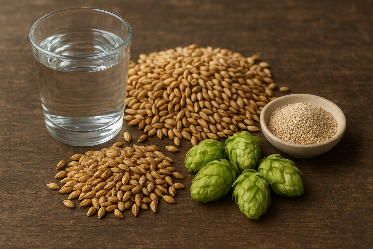 חומרי גלם של בירה