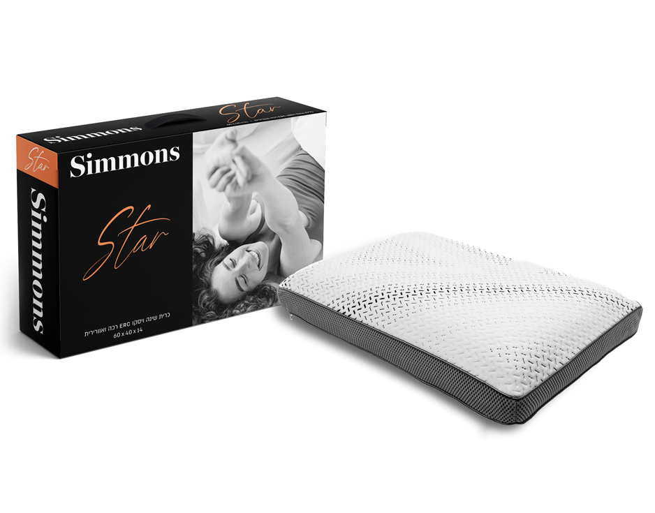 כרית קלאסית חורים דגם Star