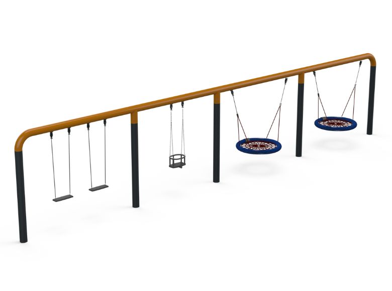 נדנדה לשניים פעוטות בריבוע B