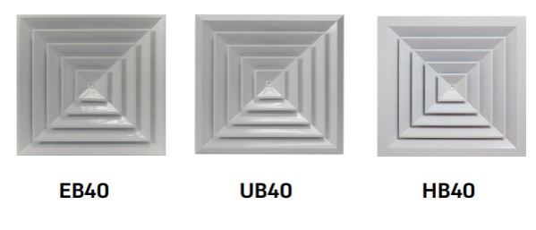 מפזרים תקרתיים HB / UB / EB