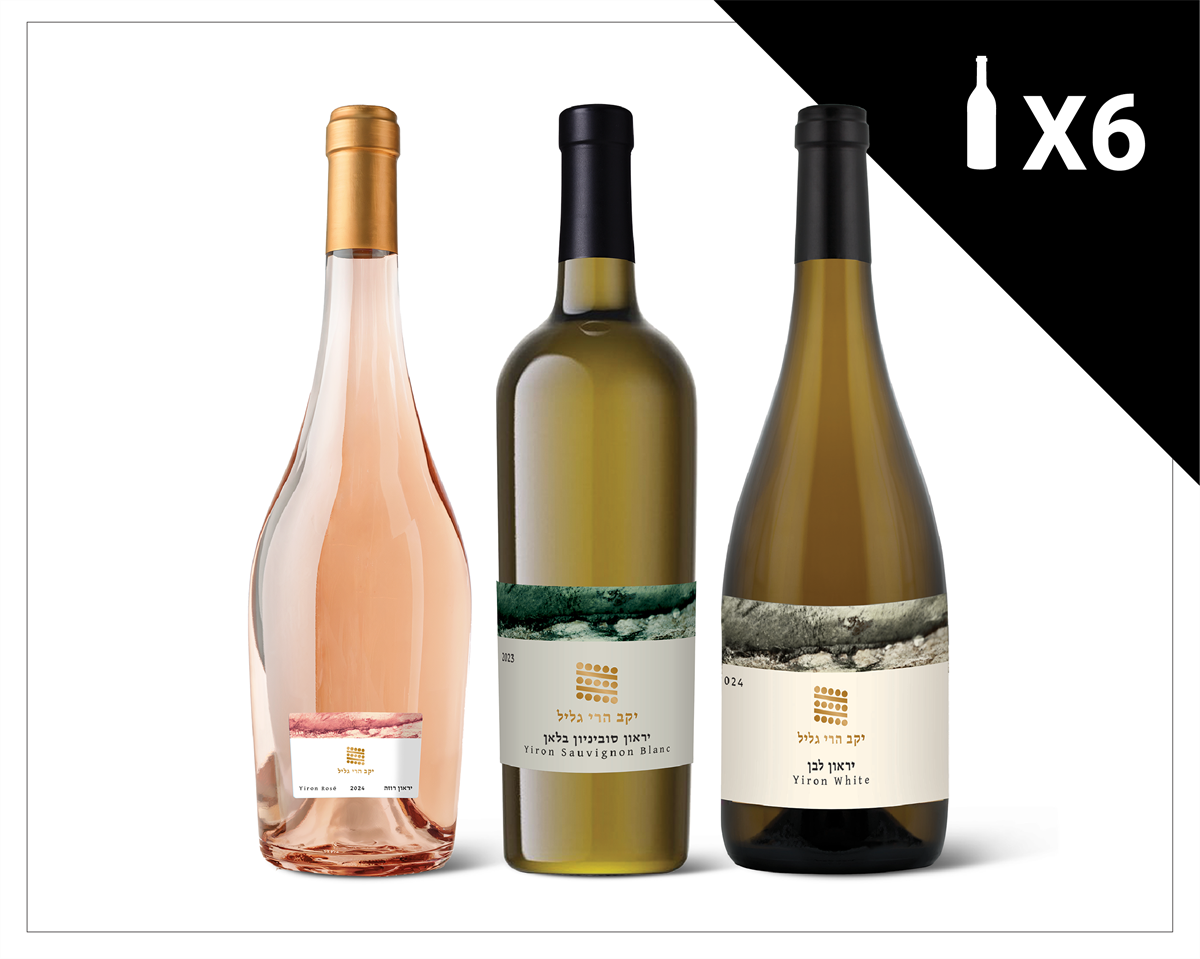 מארז יראון לבנים ורוזה - שישייה