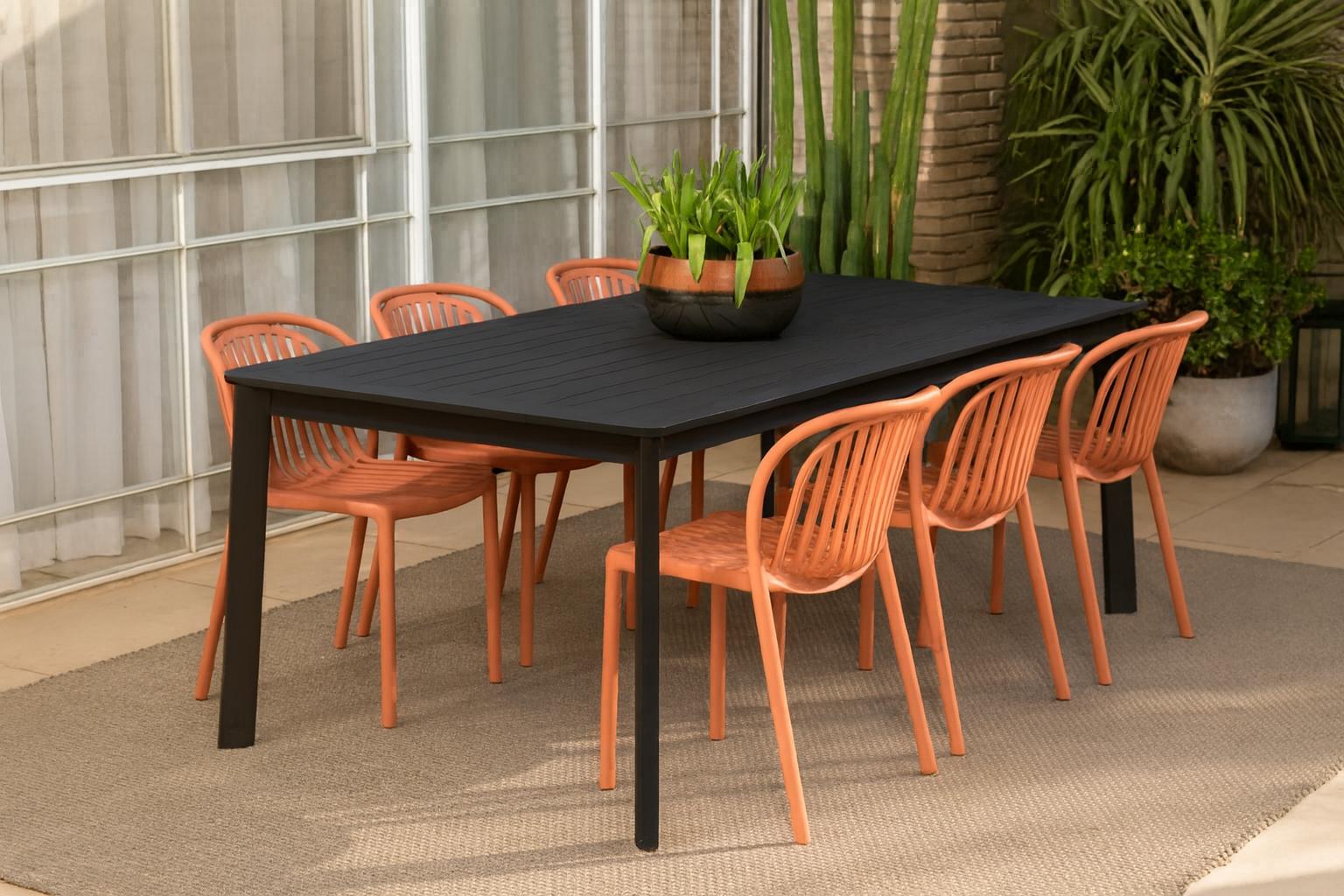 ווילי | שולחן נפתח + 6 כסאות נפטון