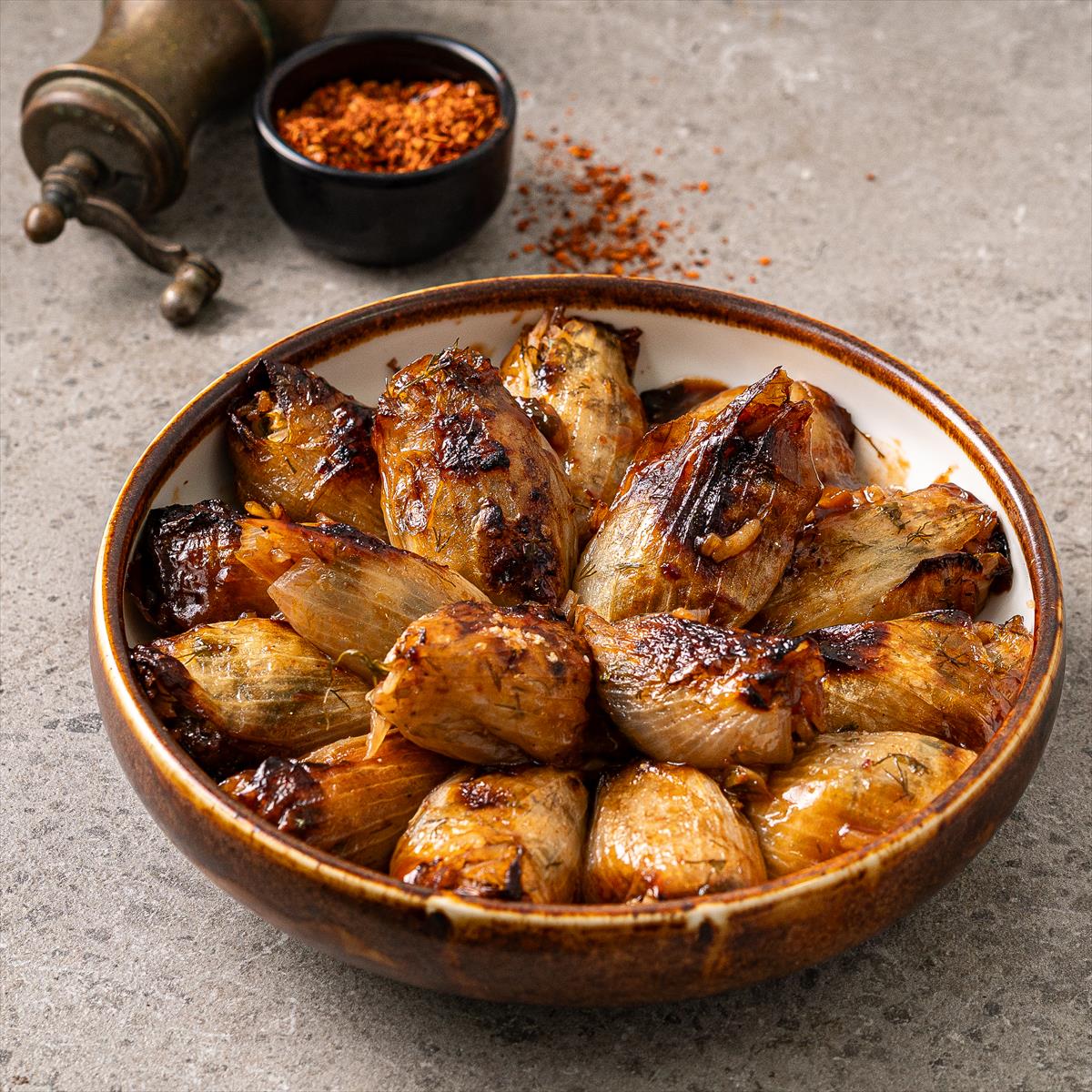 בצל ממולא טבעוני