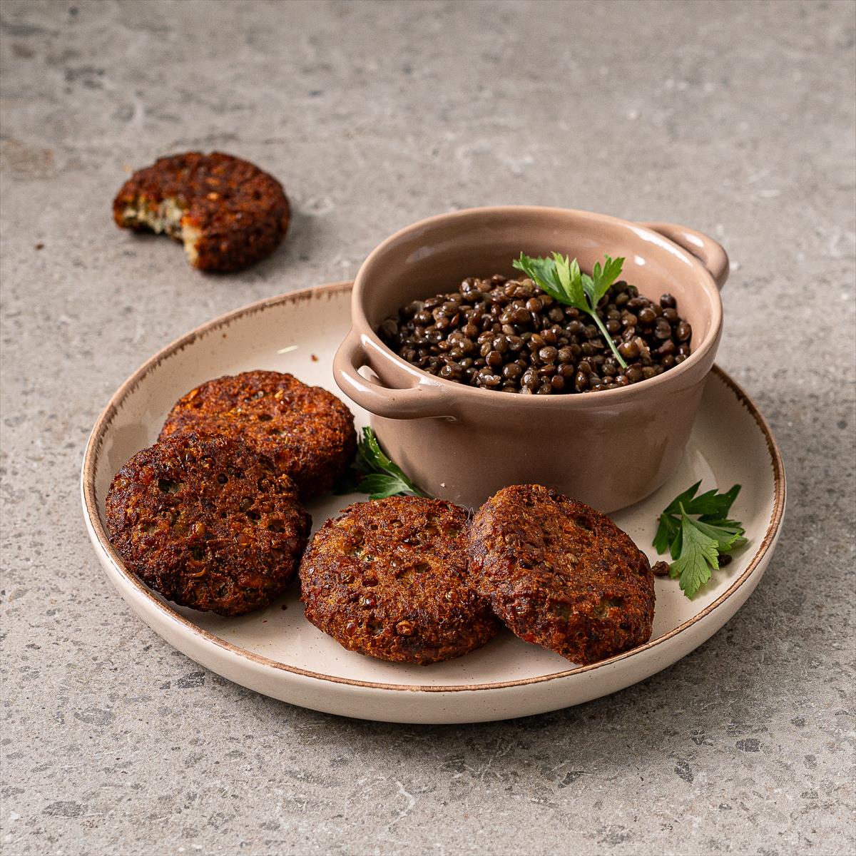 קציצות עדשים וירקות 